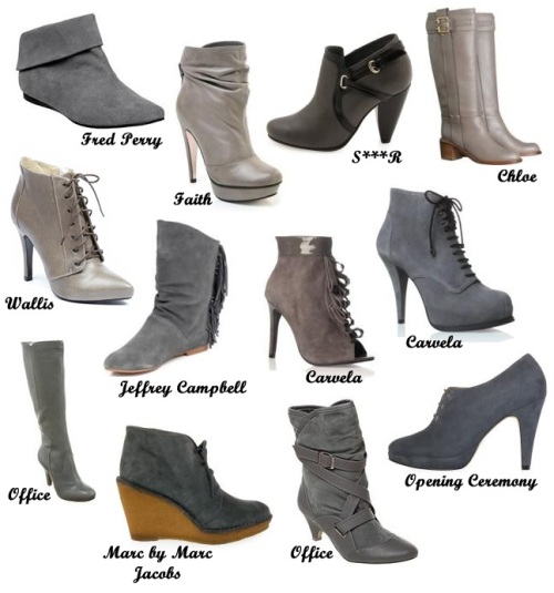 Our picks of the hottest grey boots around right now